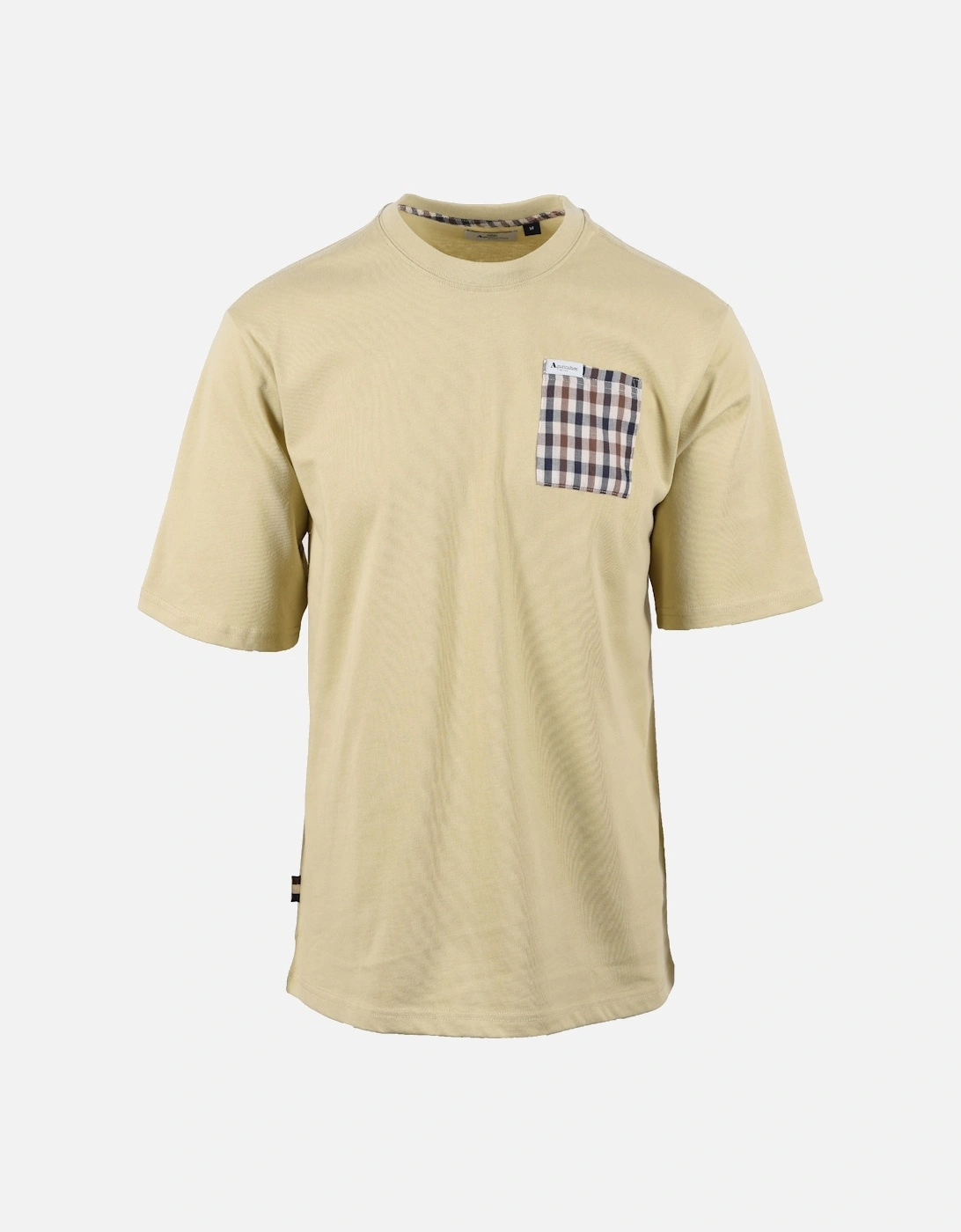 Club Check Pocket T-shirt Beige, 4 of 3