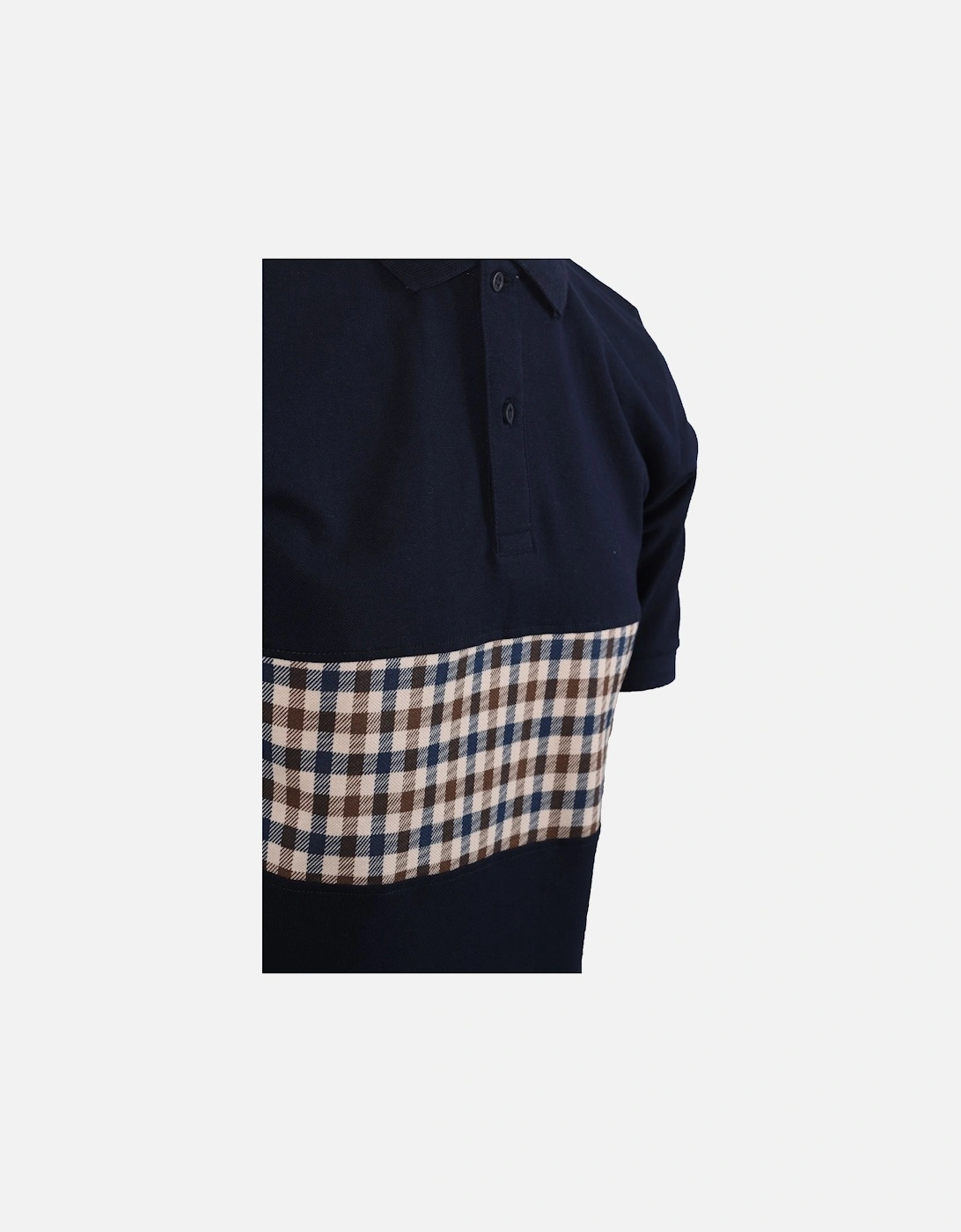 Iconic Insert Polo Navy