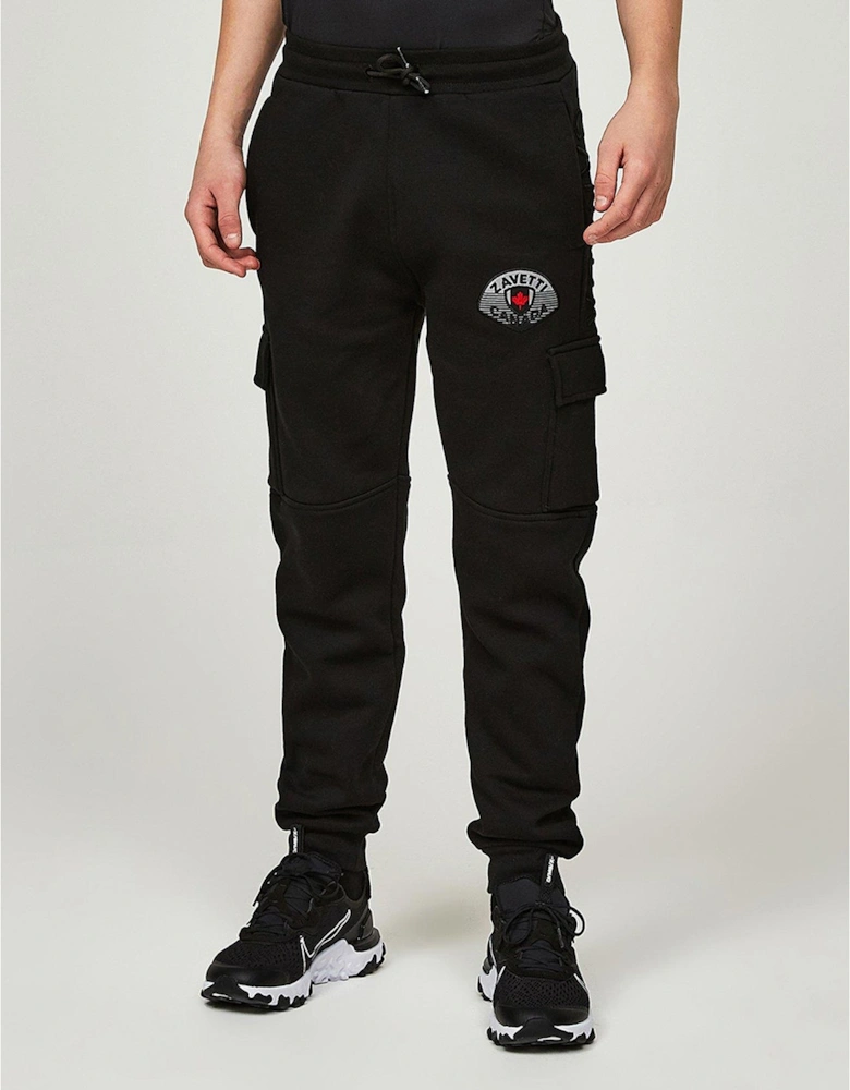 Junior Boys Botticini Refelctive Cargo Jogger - Black