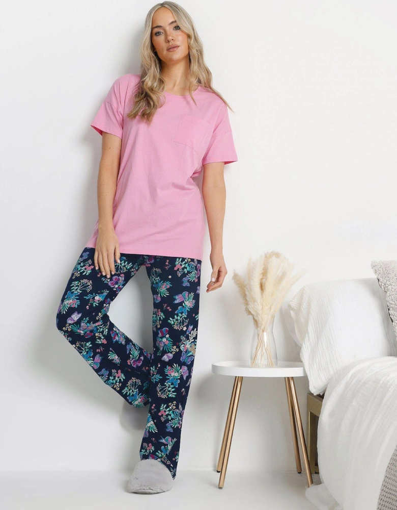 Butterfly Wide Leg Pj Set