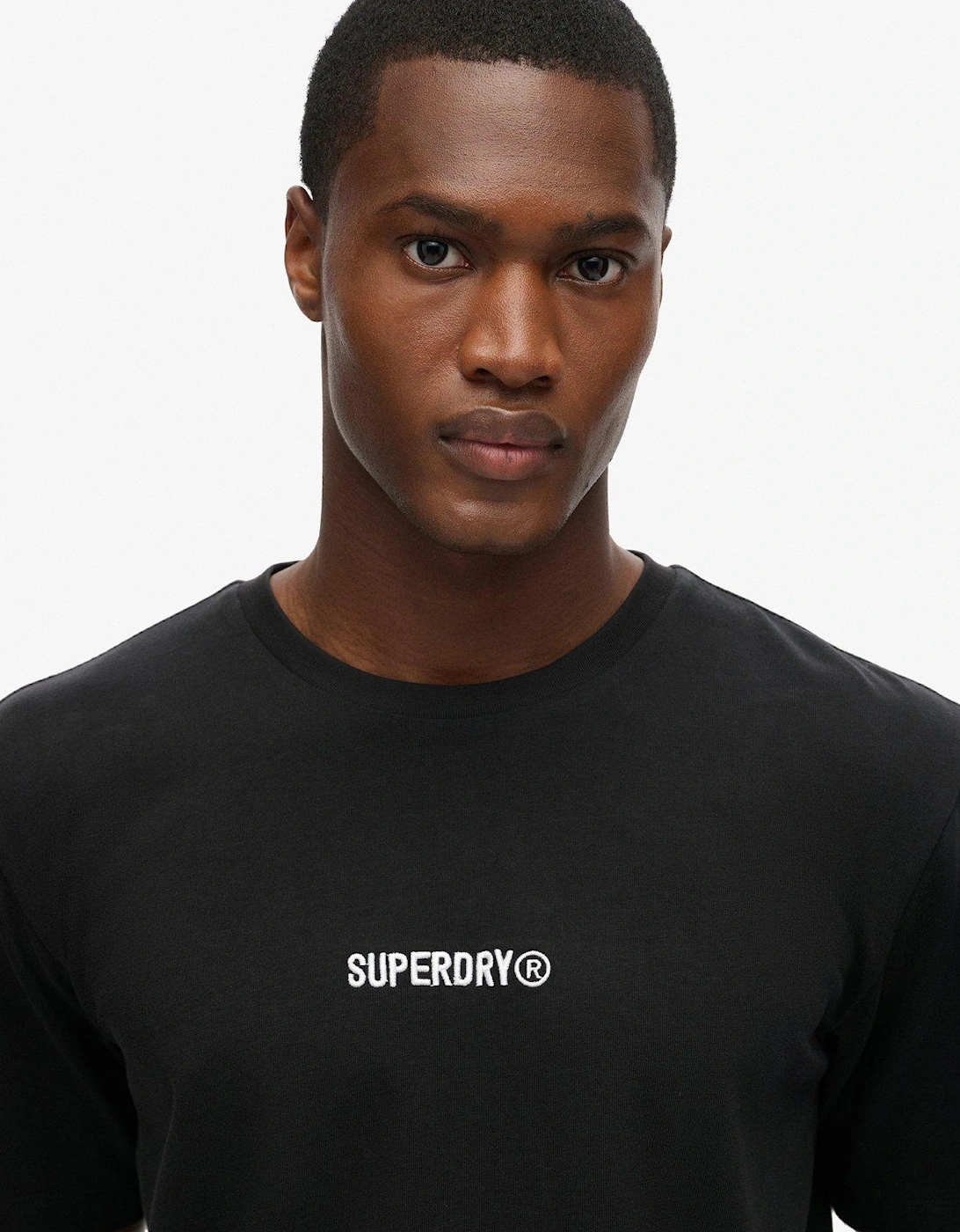 Micro Logo Graphic T-Shirt - Black