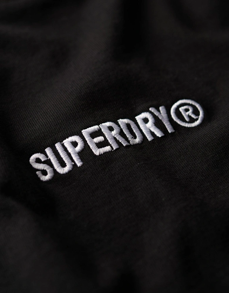 Micro Logo Graphic T-Shirt - Black