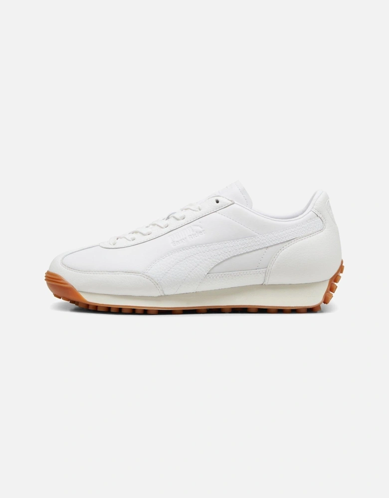 Unisex Easy Rider Leather Trainers - White