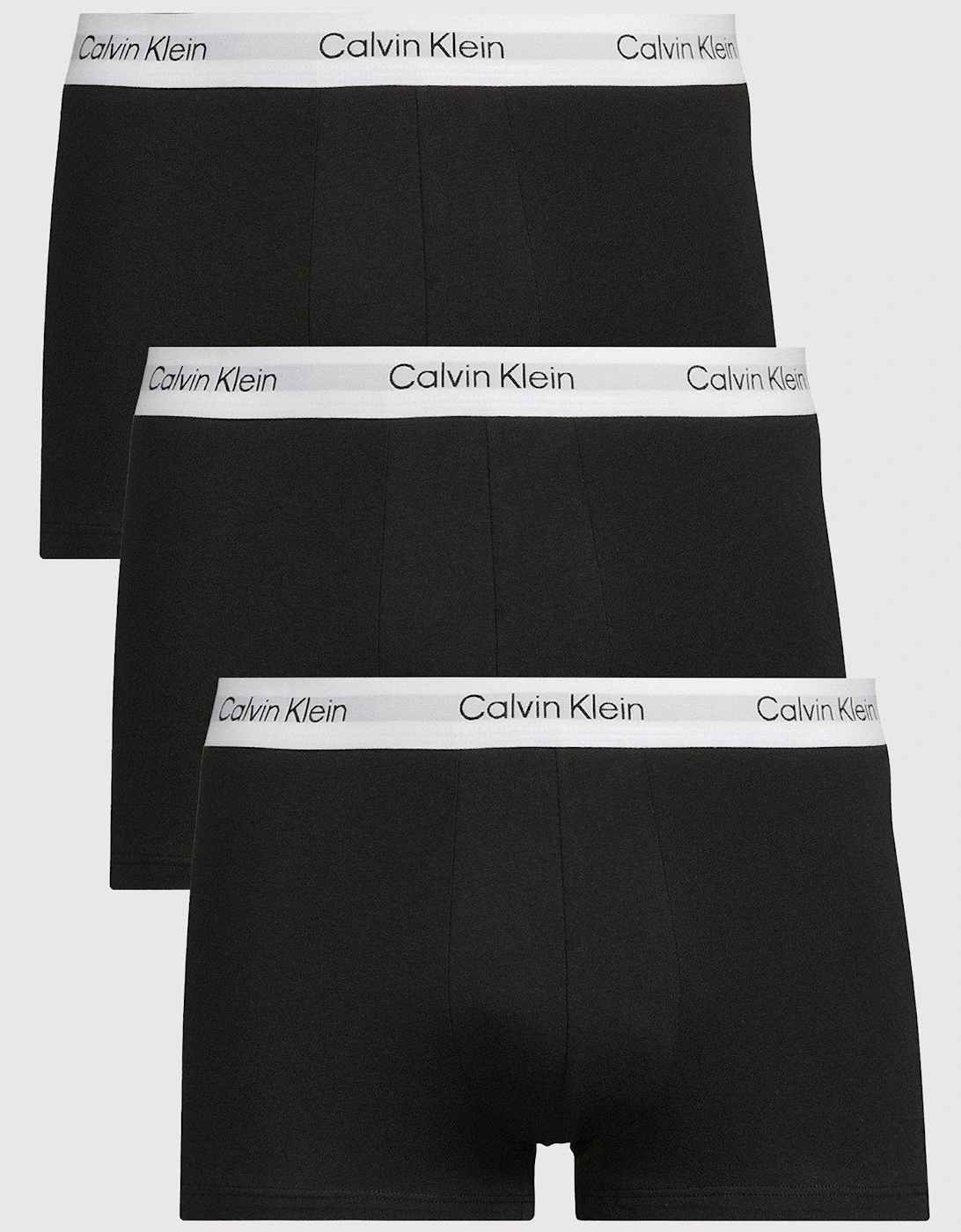 3 Pack of Icon Cotton Stretch Low Rise Trunks - Black, 2 of 1