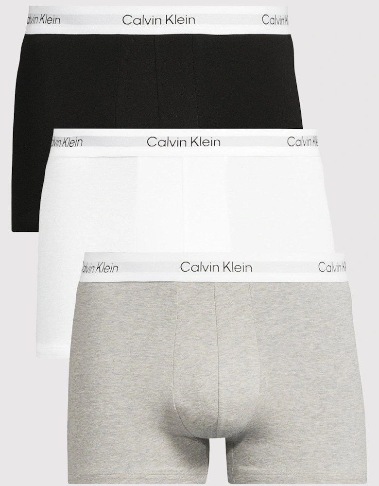 3 Pack of Icon Cotton Stretch Trunks - Multi