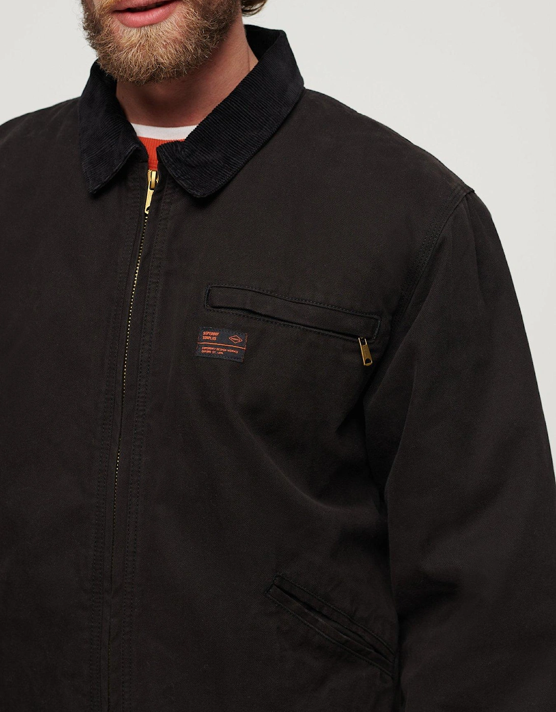 Surplus Ranch Worker Jacket - Black