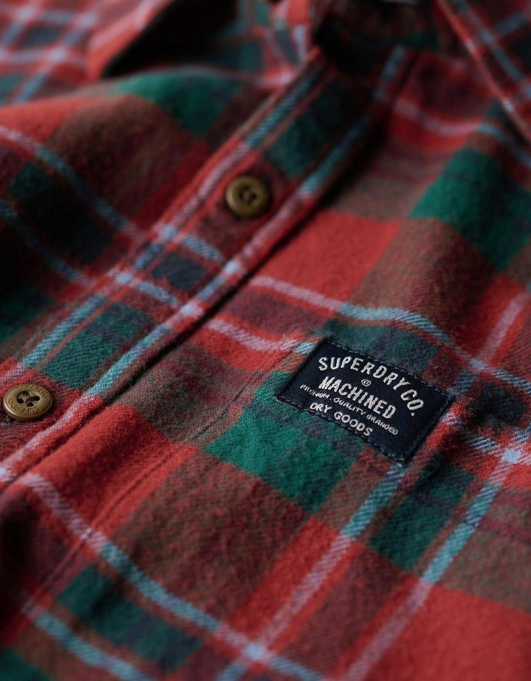 Original Cotton Check Long Sleeve Shirt - Red