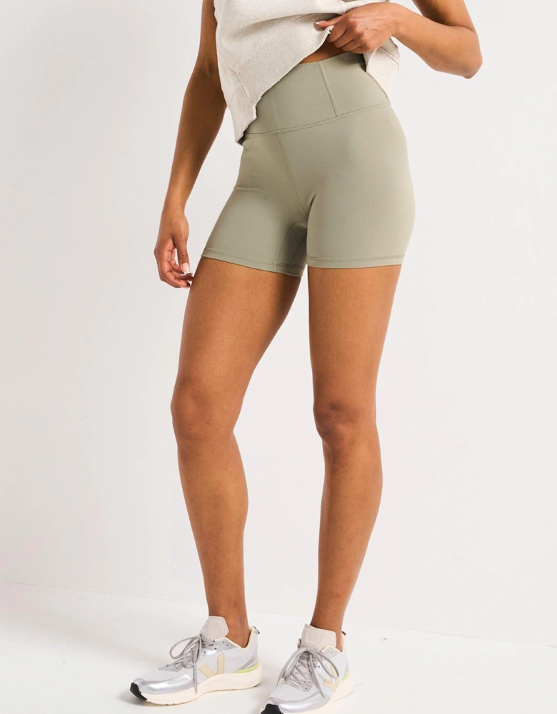 Womens Training Never Better Bike Shorts - Green