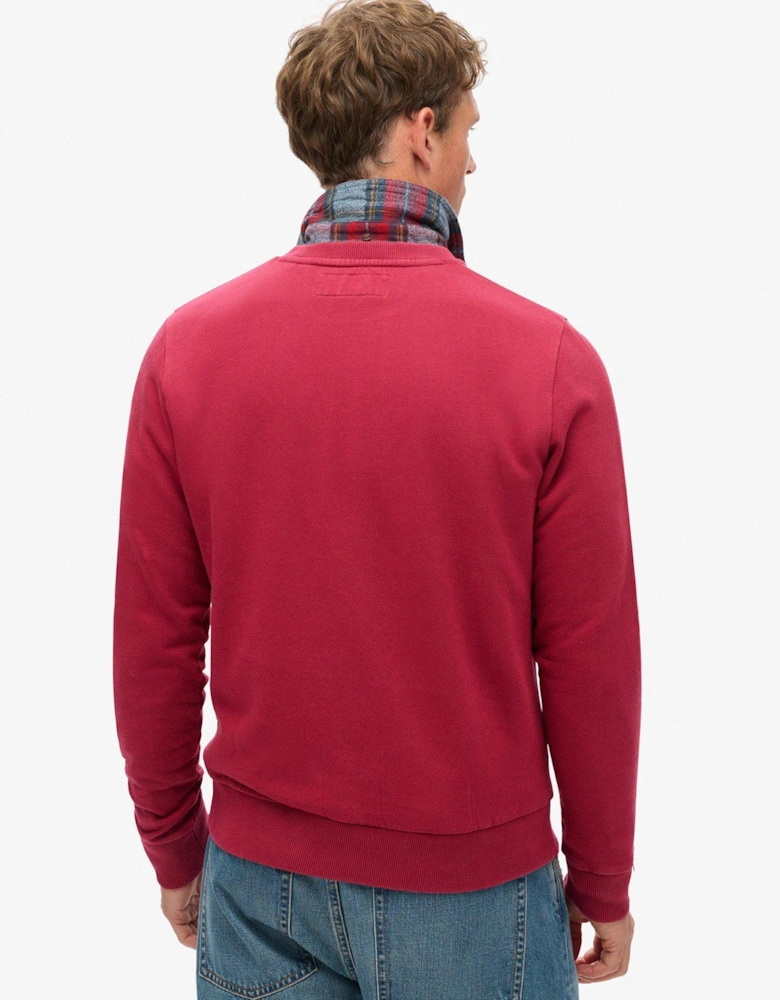 Original Athletic Printed Sweat Top - Red