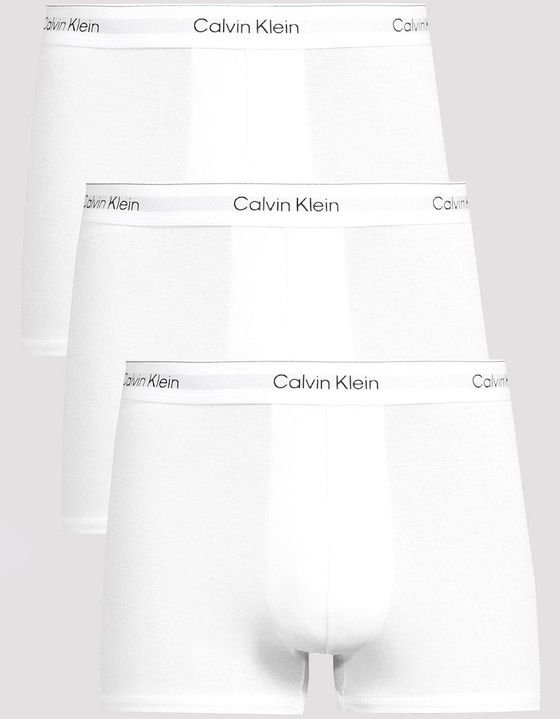 3 Pack of Icon Cotton Stretch 3 Pack Trunks - White, 2 of 1