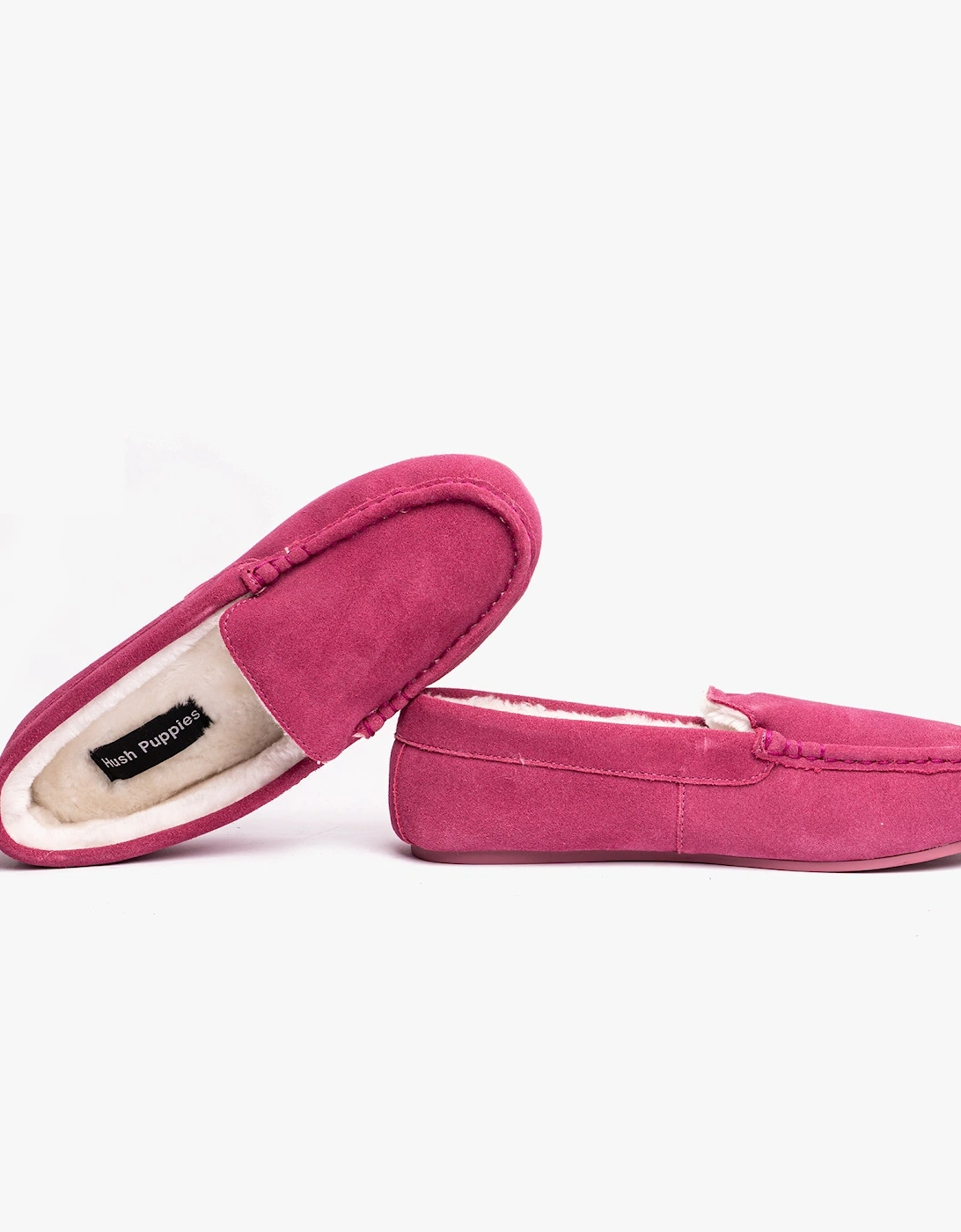 ANNIE MOCCASIN Classic Womens Slippers Pink