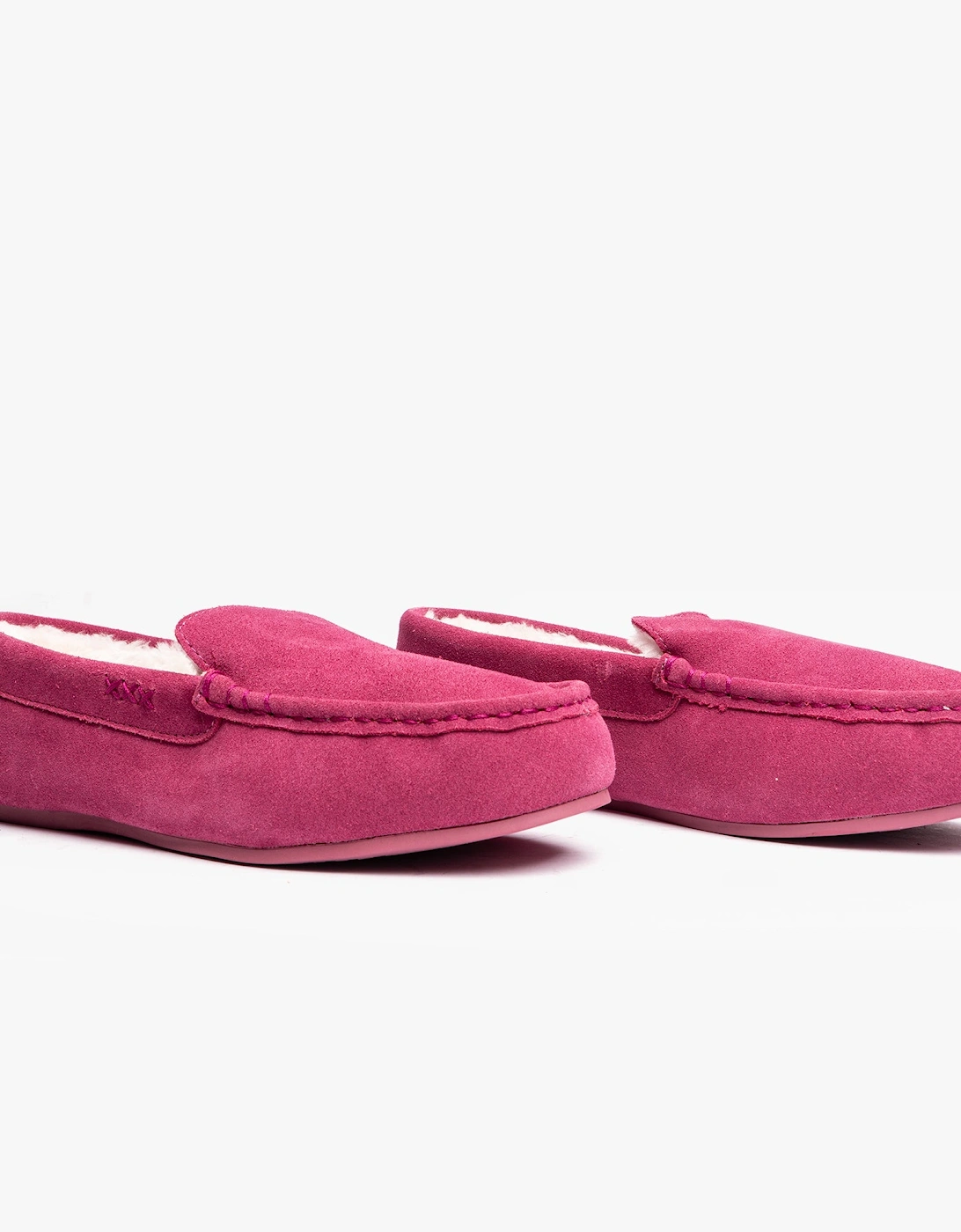 ANNIE MOCCASIN Classic Womens Slippers Pink