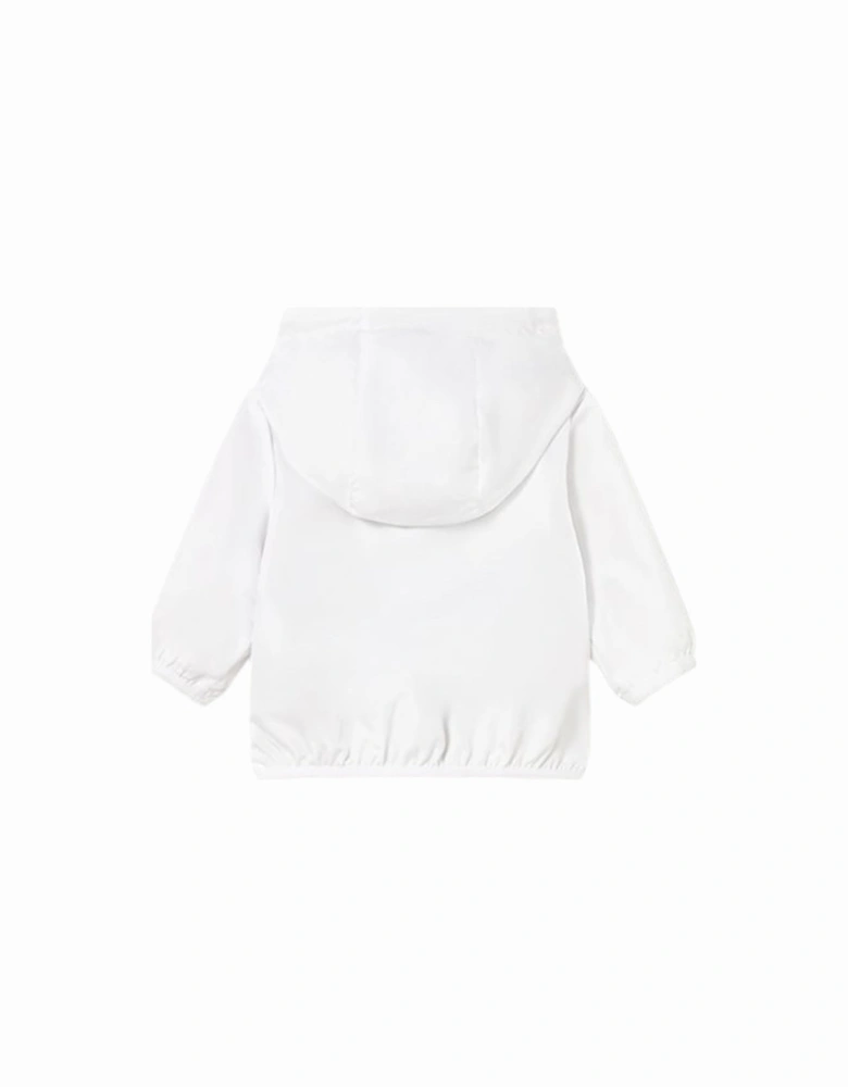 Boys White Reversible Windbreaker Jacket