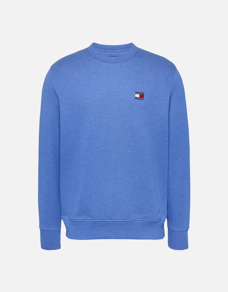 Reg Logo Badge Sweatshirt Tempo Blue Melange