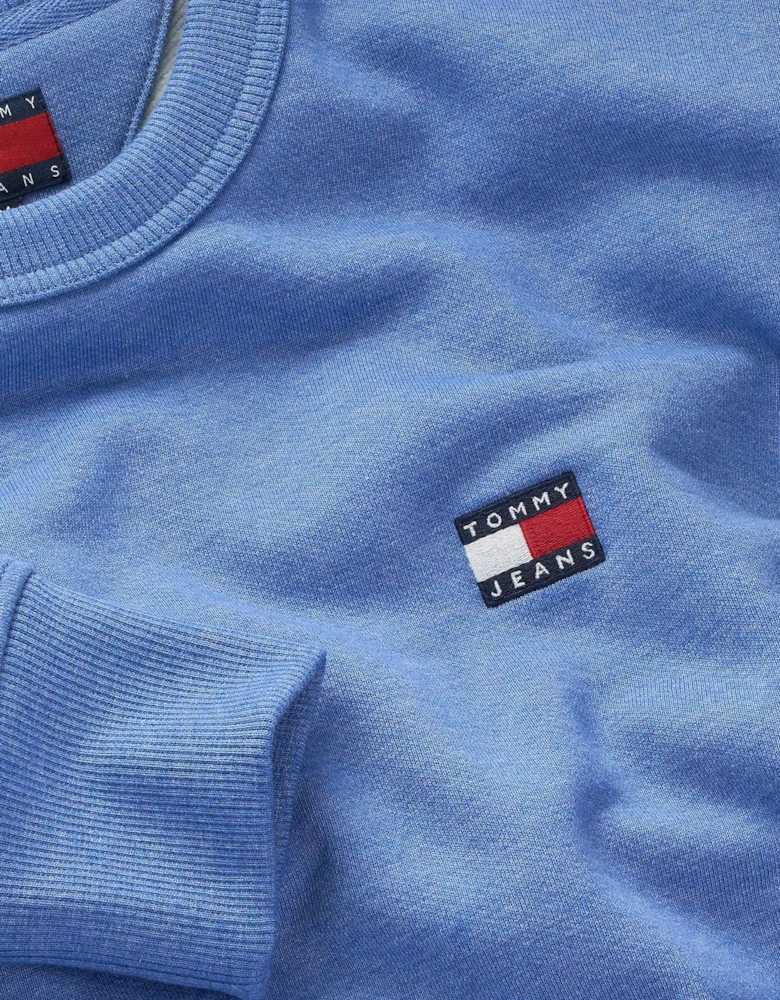 Reg Logo Badge Sweatshirt Tempo Blue Melange