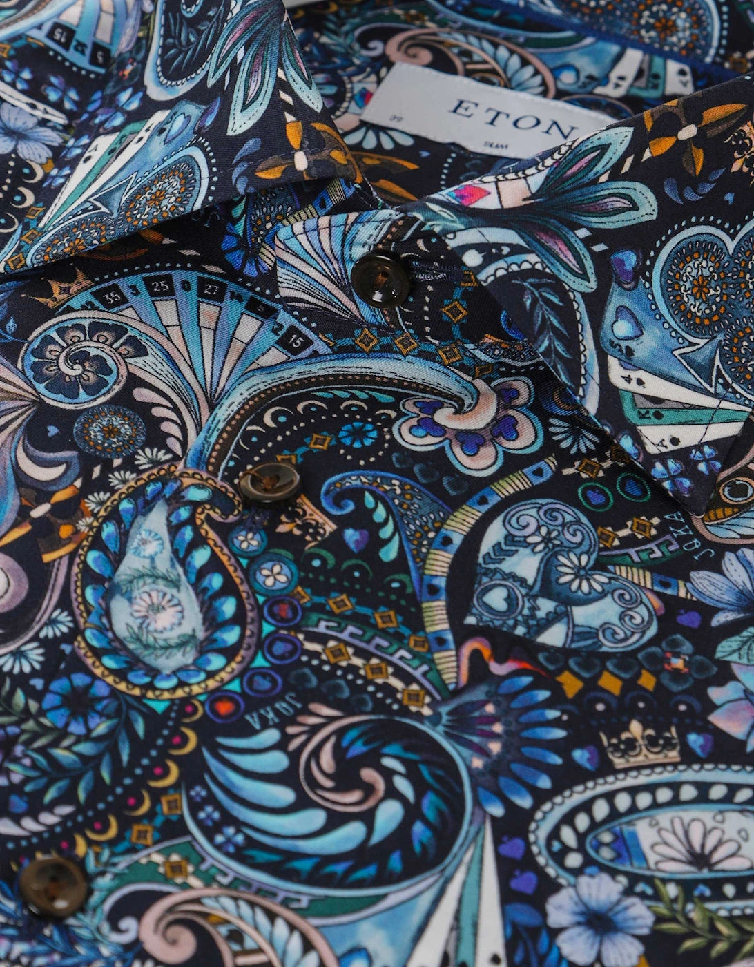 Slim Fit Paisley Shirt