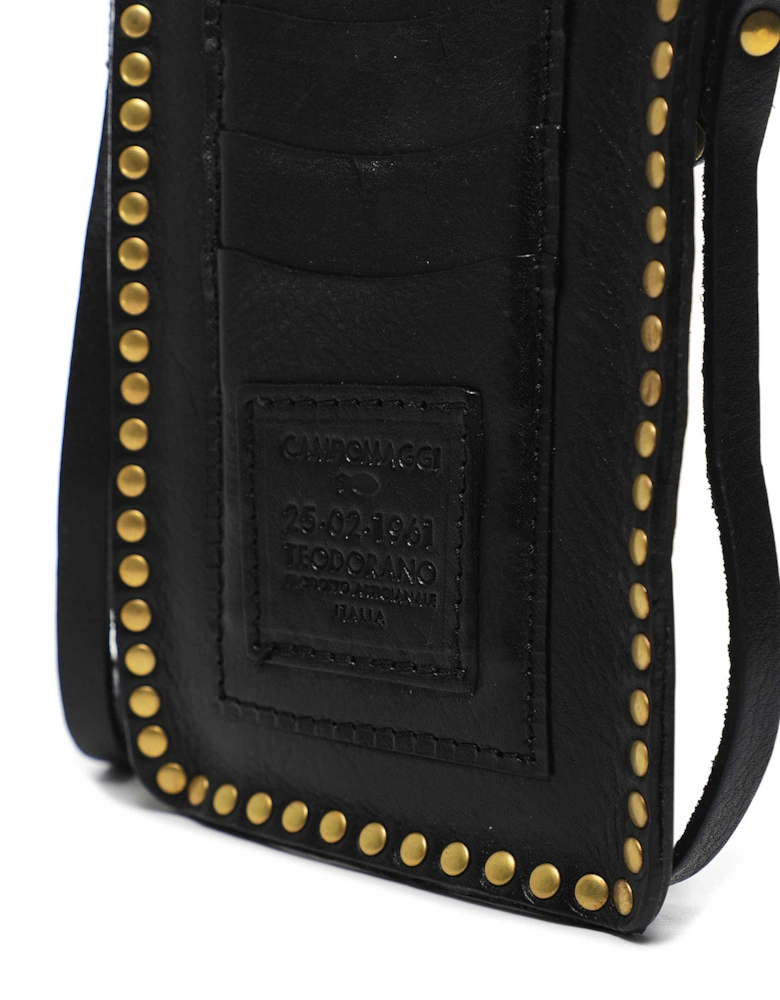 Rivet Detail Phone Pouch