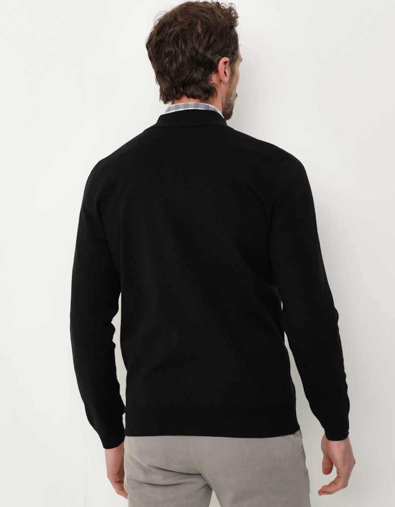 Merino Zip Cardigan