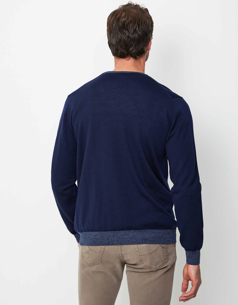 Merino Contrast Trim Jumper