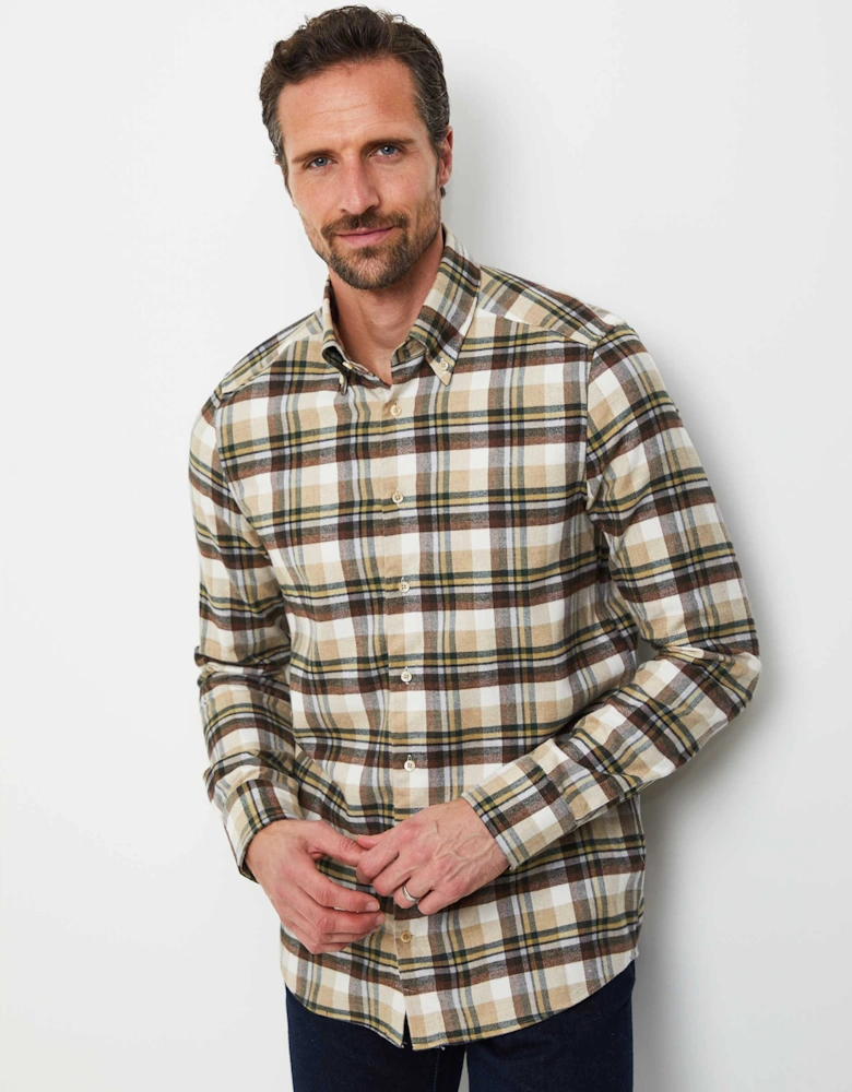 Slimline Flannel Check Shirt