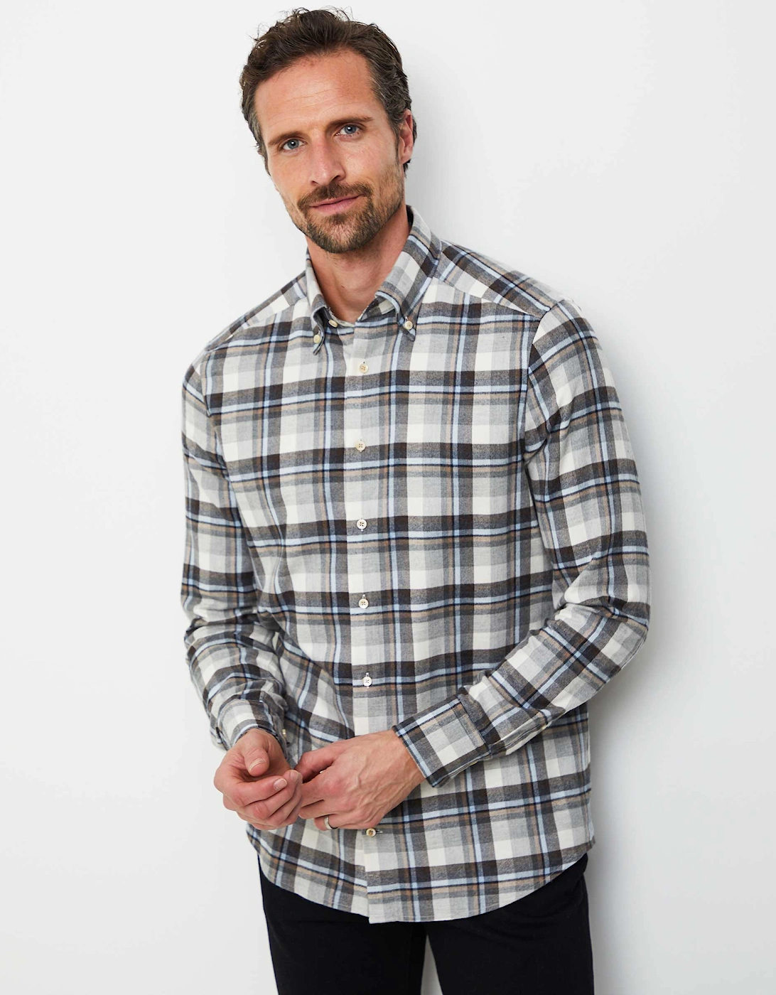 Slimline Flannel Check Shirt