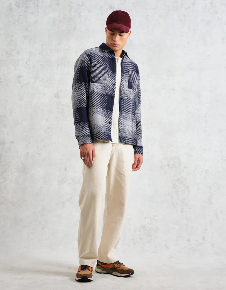 Ombre Check Whiting Overshirt