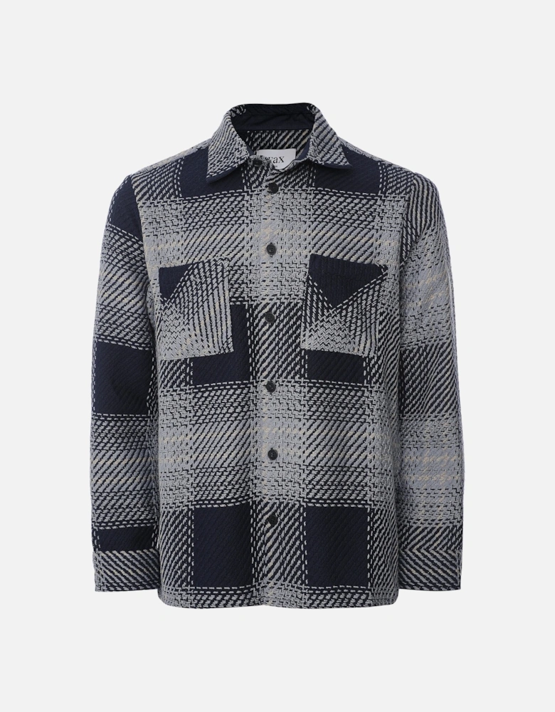 Ombre Check Whiting Overshirt