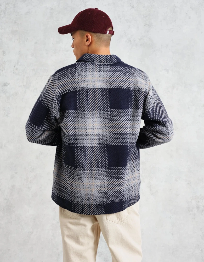 Ombre Check Whiting Overshirt