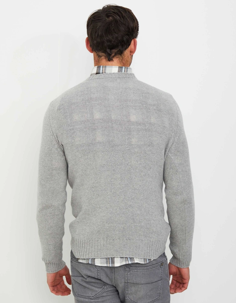 Virgin Wool Crew Neck Jumper