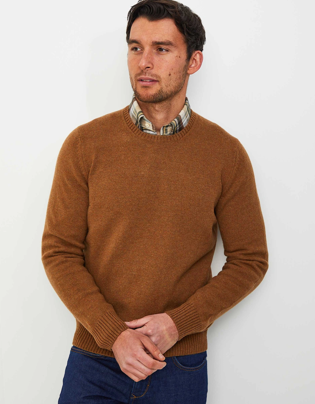 Virgin Wool Crew Neck Jumper