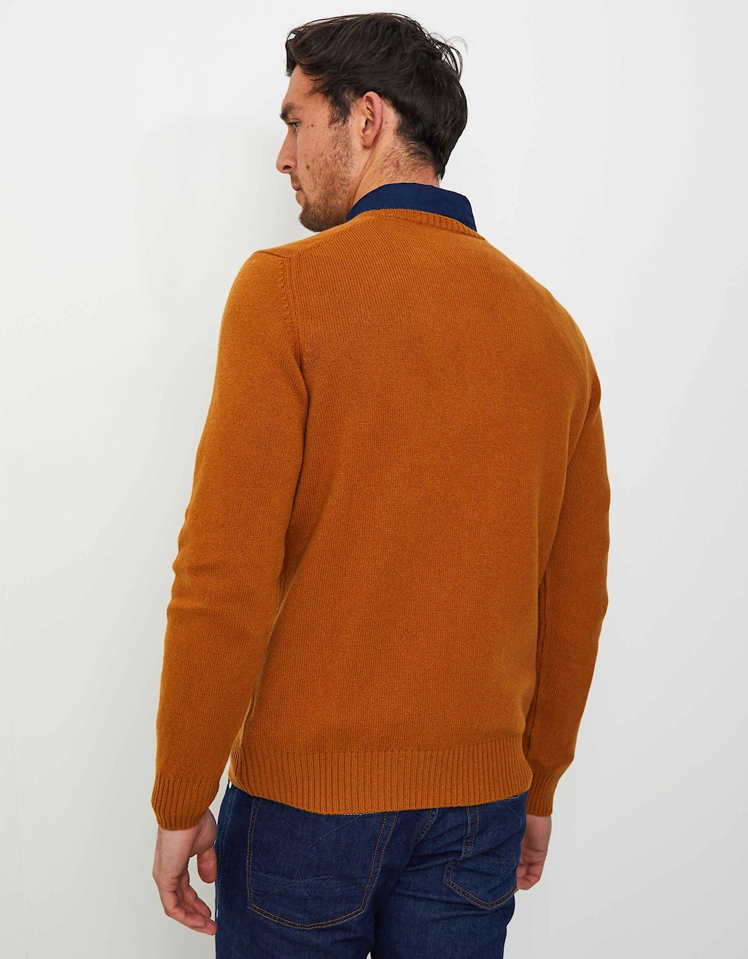 Virgin Wool Crew Neck Jumper