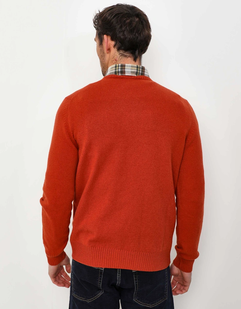 Virgin Wool Crew Neck Jumper