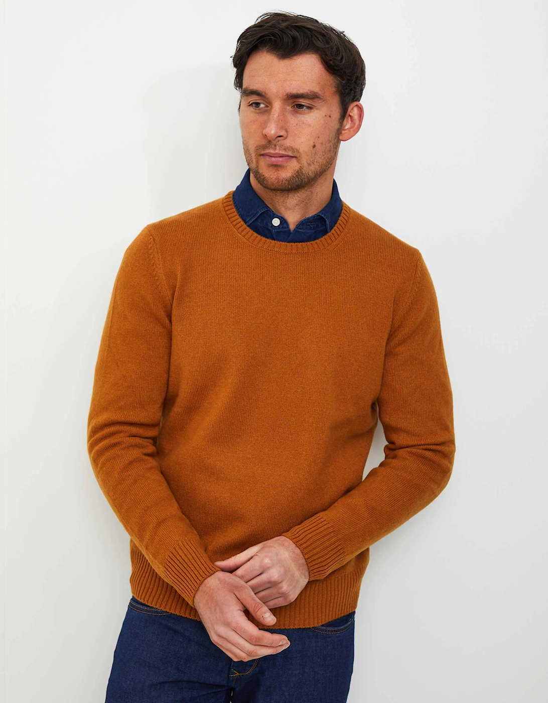 Virgin Wool Crew Neck Jumper