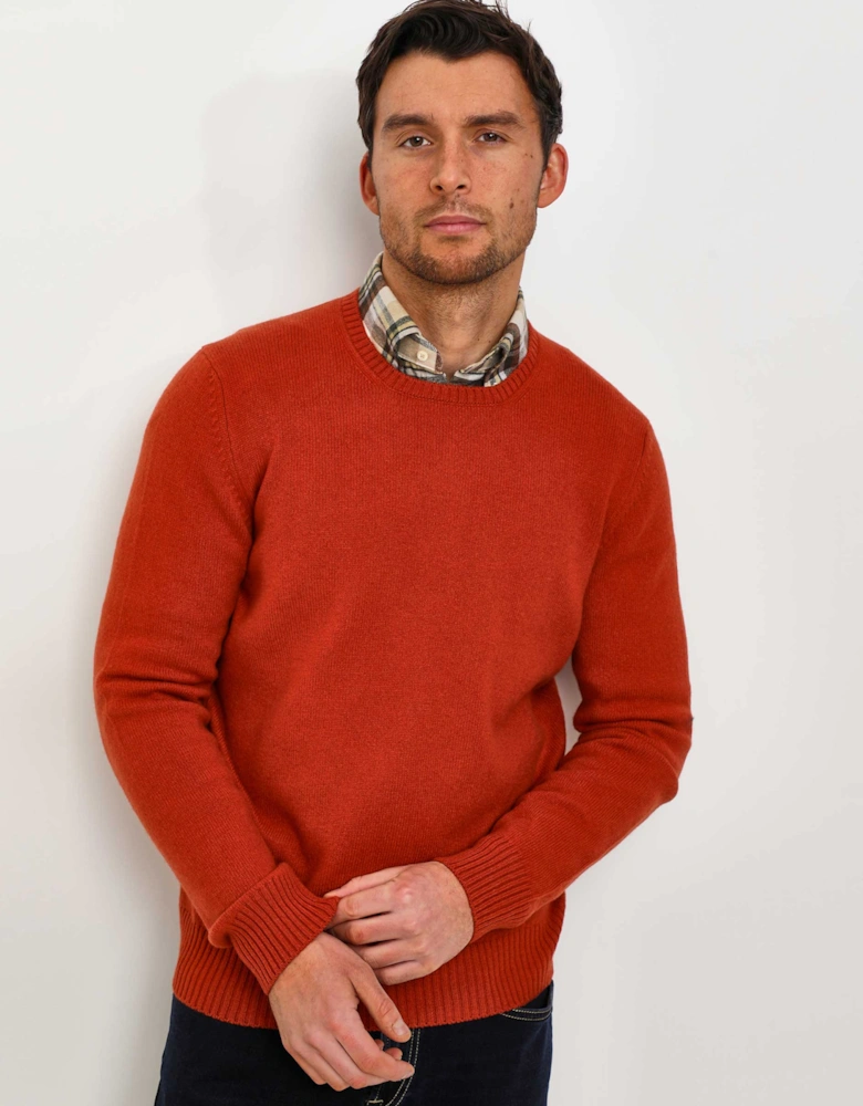 Virgin Wool Crew Neck Jumper