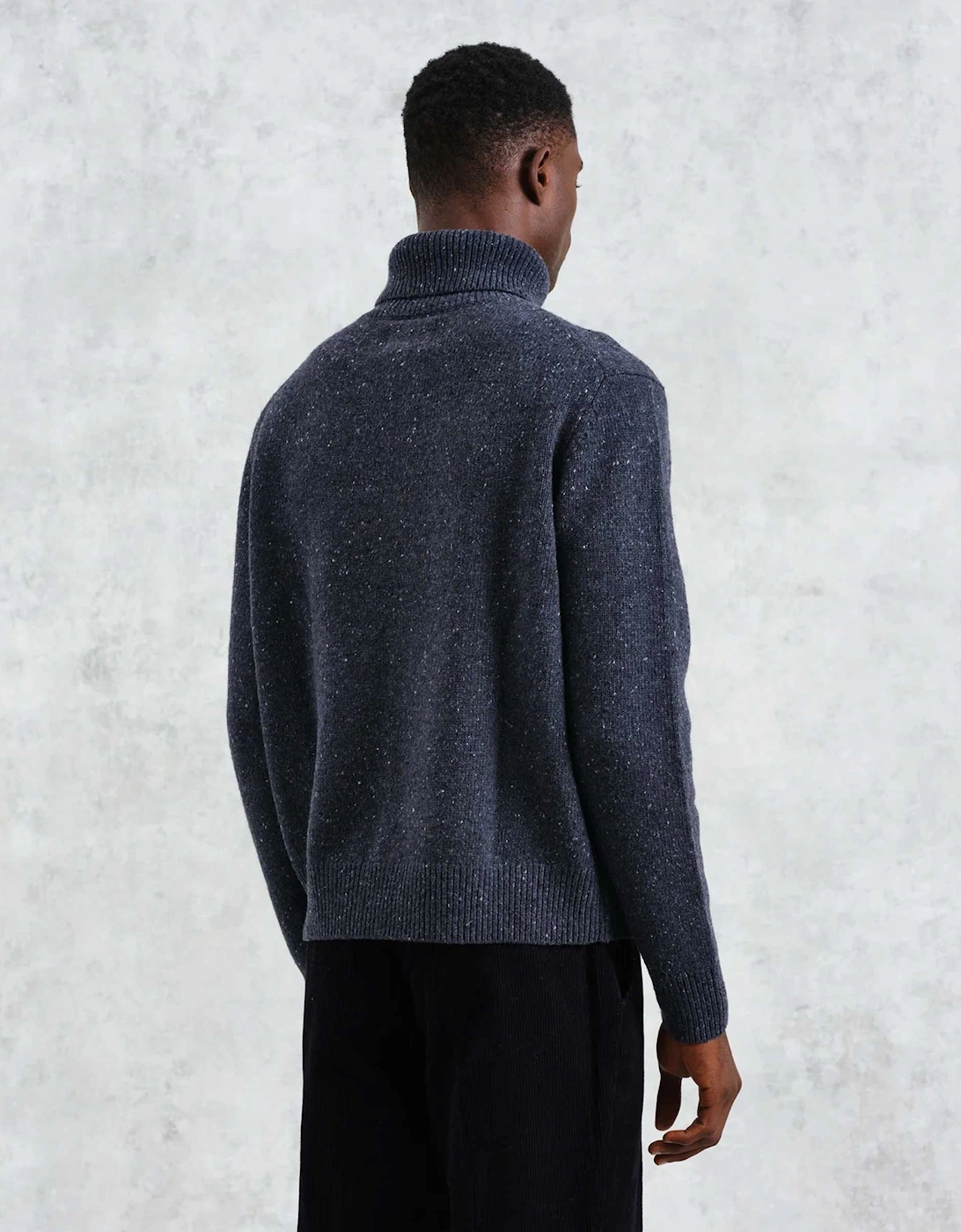 Wool Ridgeway Roll Neck Jumper