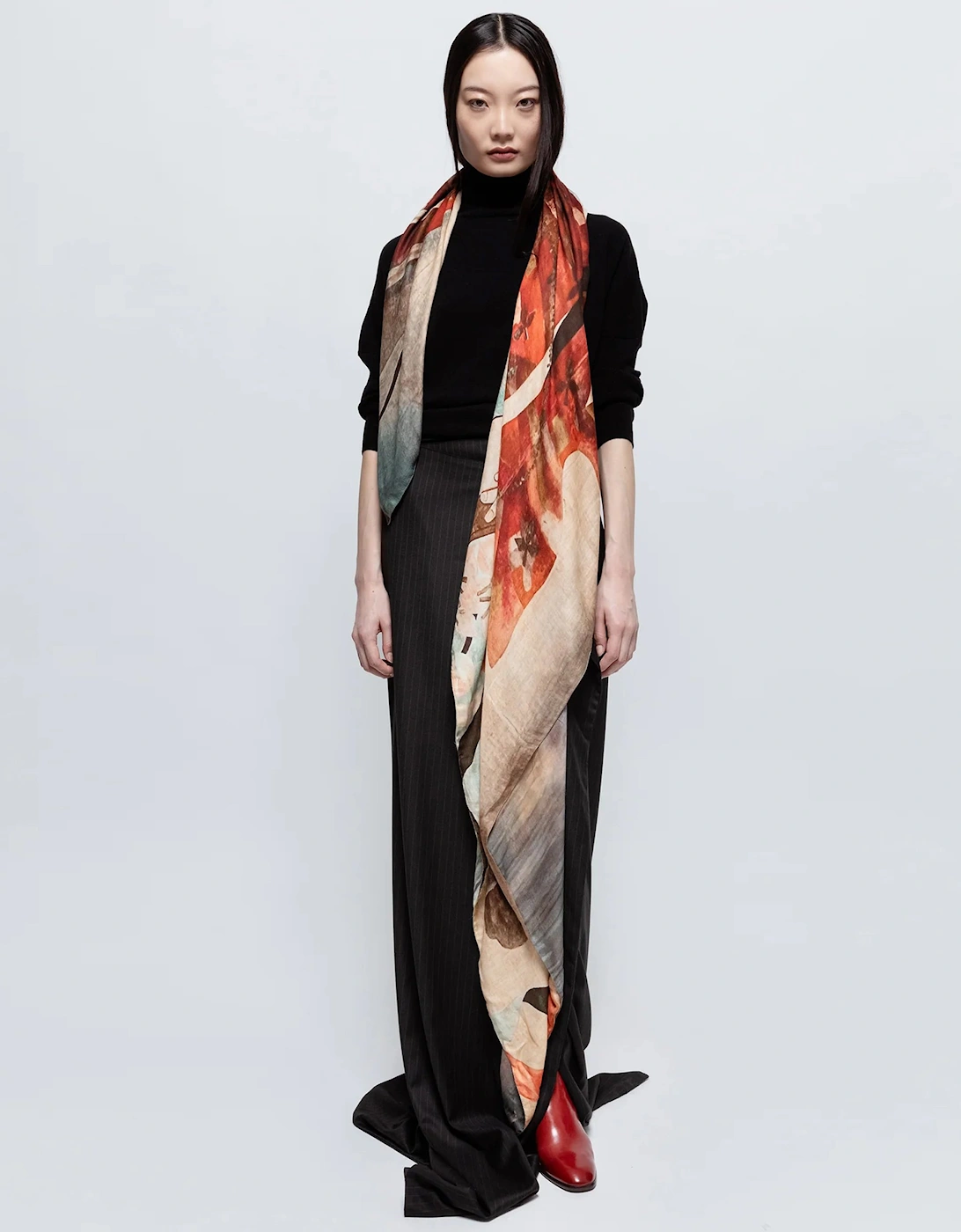 Ava Senso-ji Silk Scarf