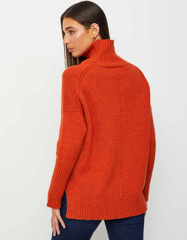 1985 Merino Cashmere Roll Neck Jumper