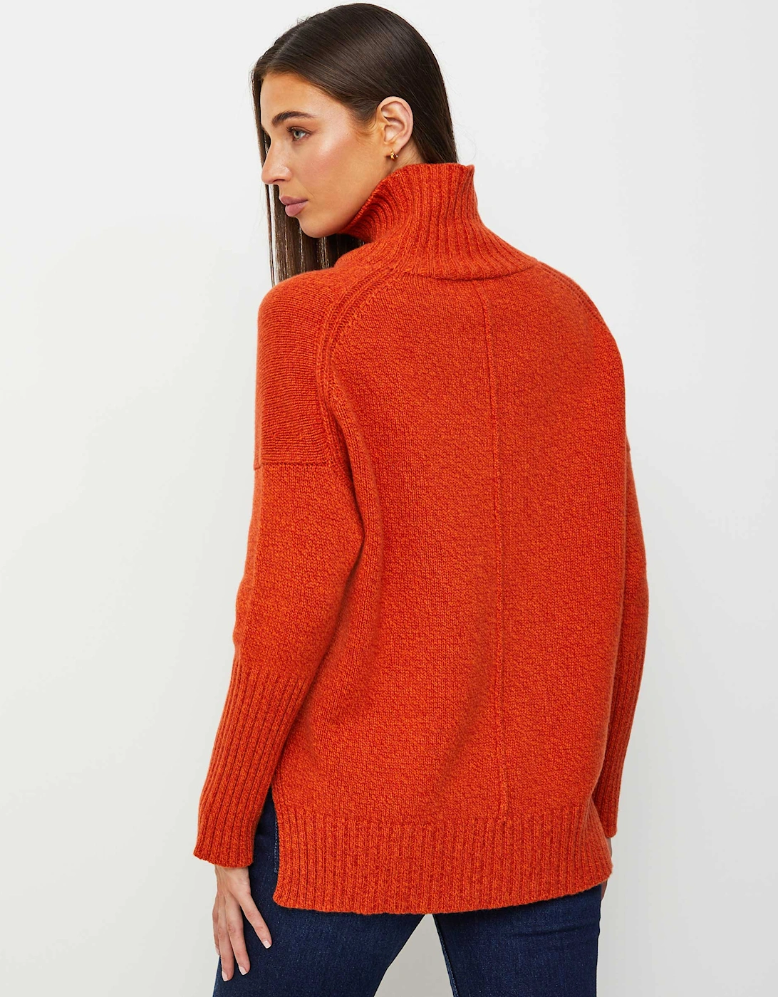 1985 Merino Cashmere Roll Neck Jumper