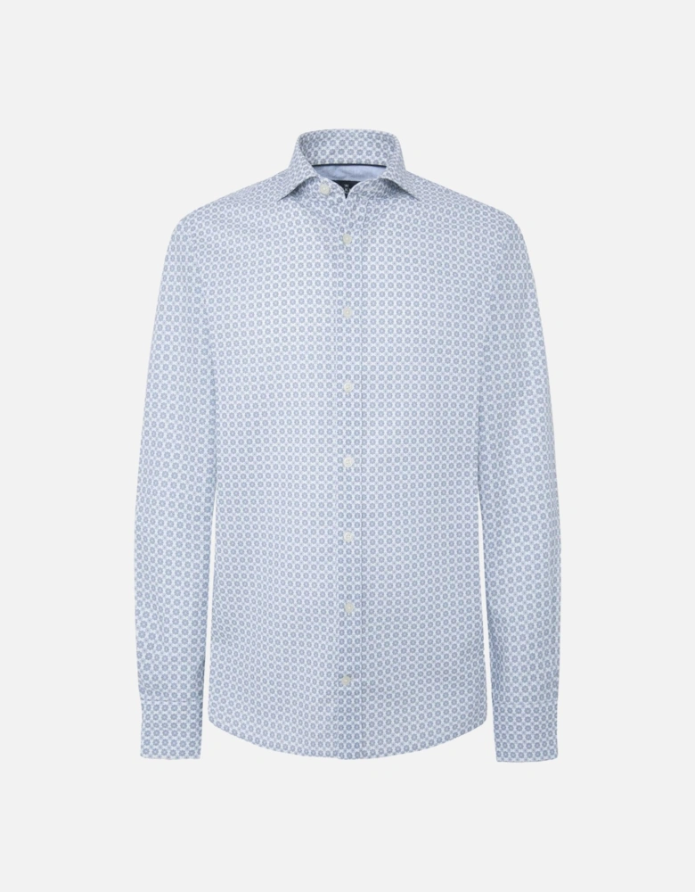 Tailored Fit Tile Print Shirt