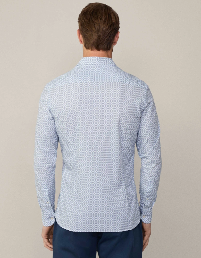 Tailored Fit Tile Print Shirt