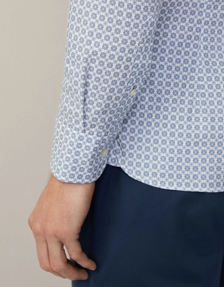 Tailored Fit Tile Print Shirt