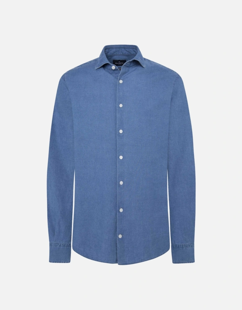 Tailored Fit Denim Shirt