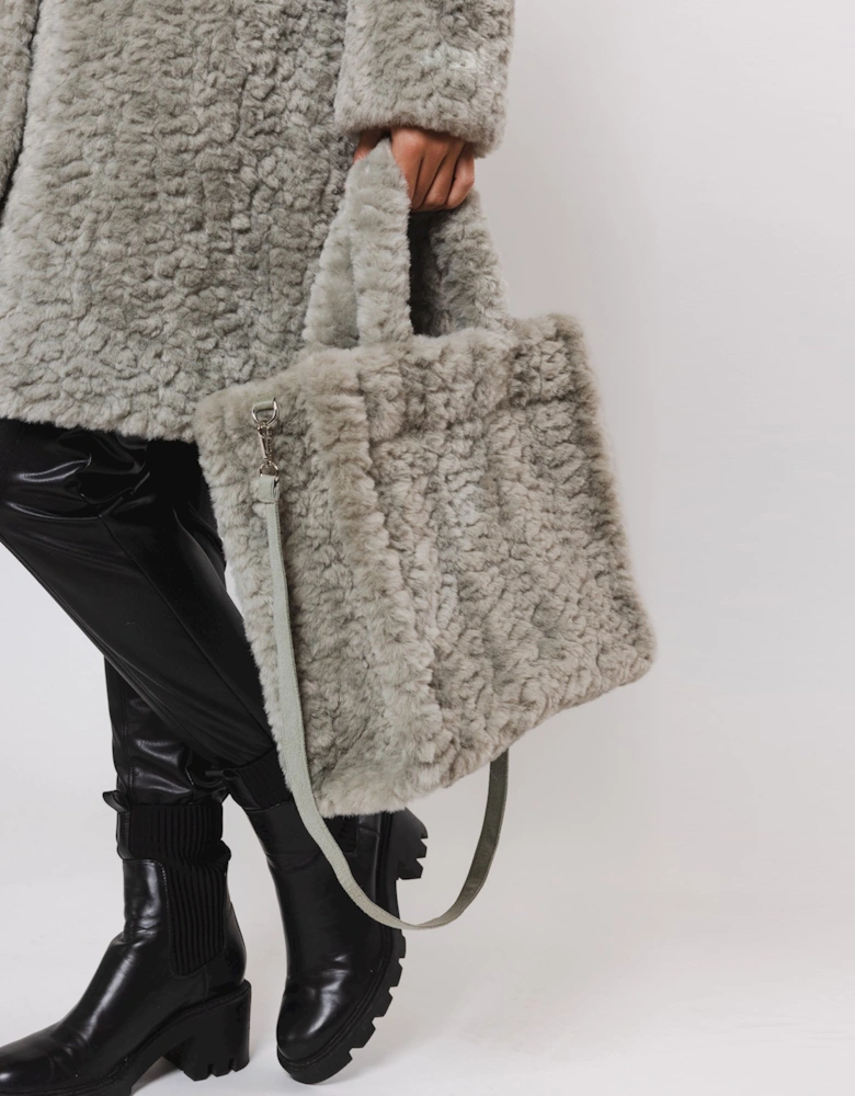 Brax Faux Fur Shopper Bag