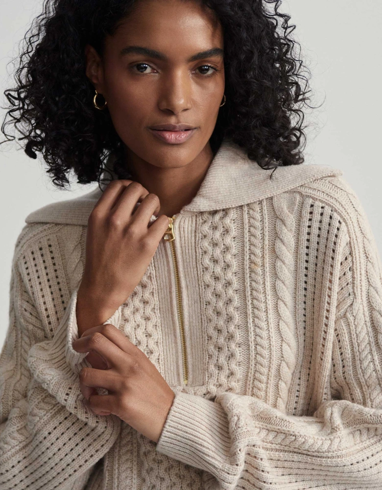 Camello Cable Knit Jumper