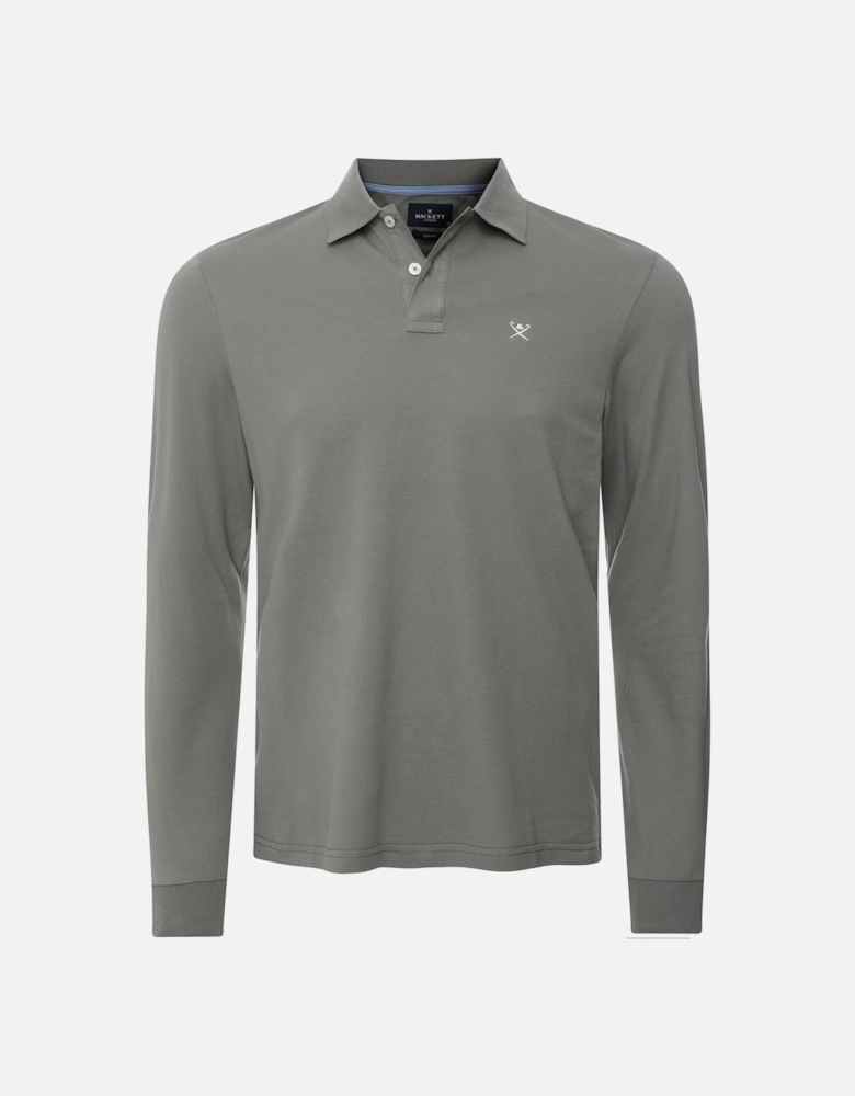 Slim Fit Long Sleeve Polo Shirt