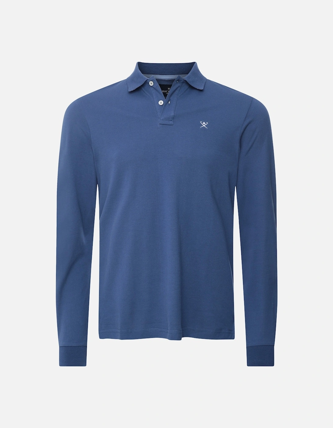 Slim Fit Long Sleeve Polo Shirt, 3 of 2