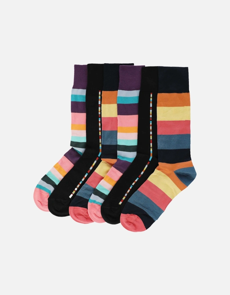 Artist Stripe Mix Socks 6 Pack