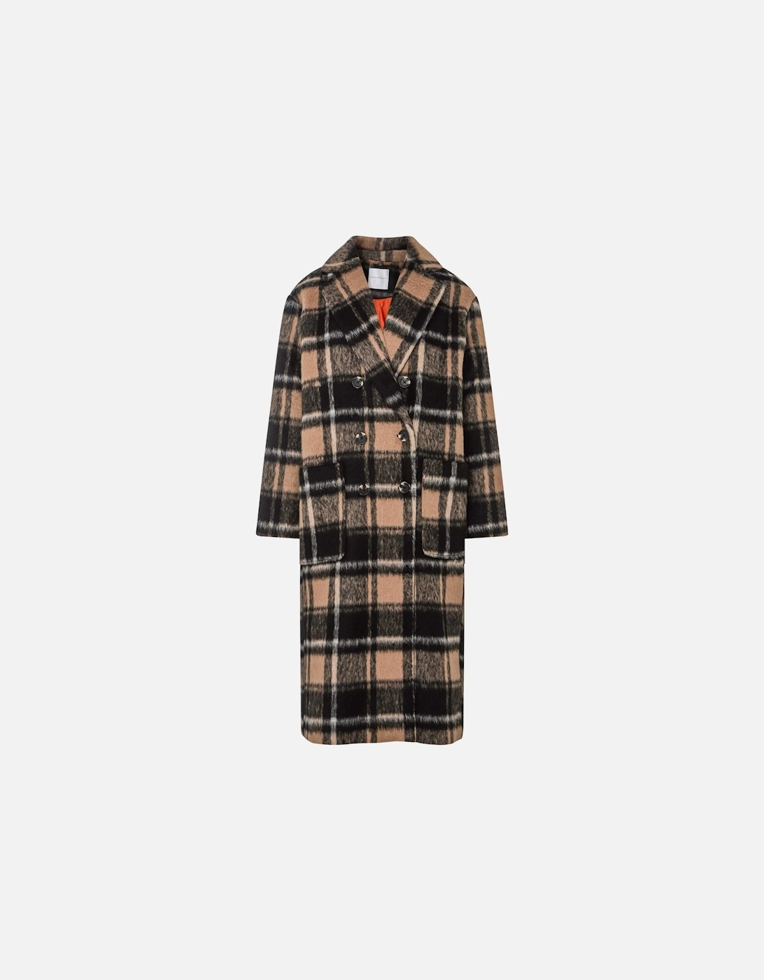 Khloe Long Check Coat, 6 of 5