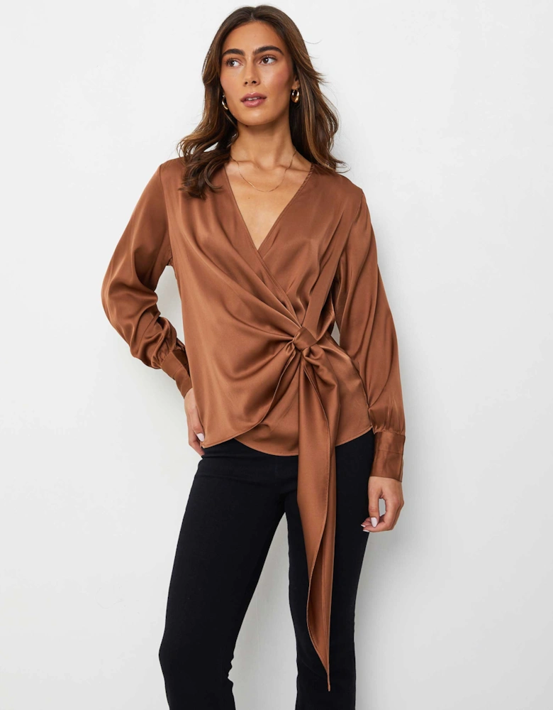 Monticello Wrap Blouse