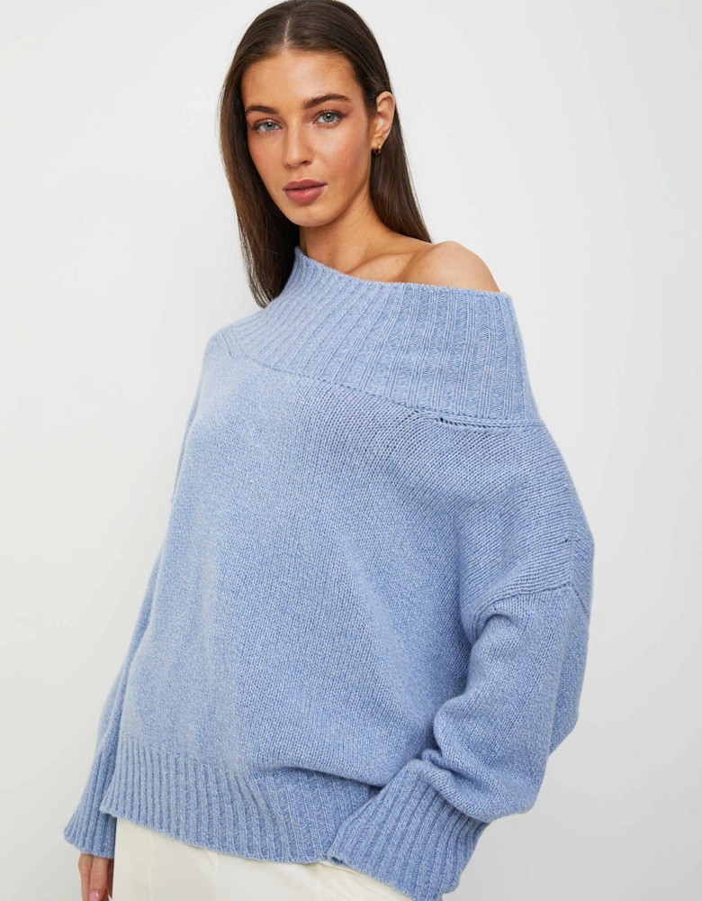 High Neck Merino Cashmere Jumper